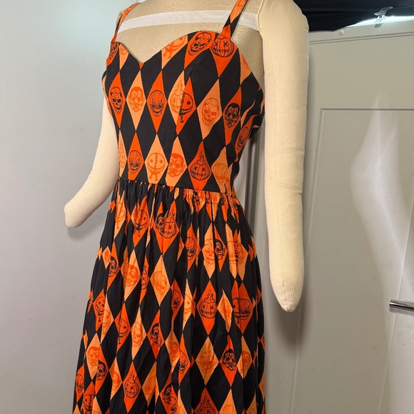 Vixen by Micheline Pitt TRICK R TREAT™ SWEETHEART SWING DRESS HALLOWEEN - Picture 4 of 9